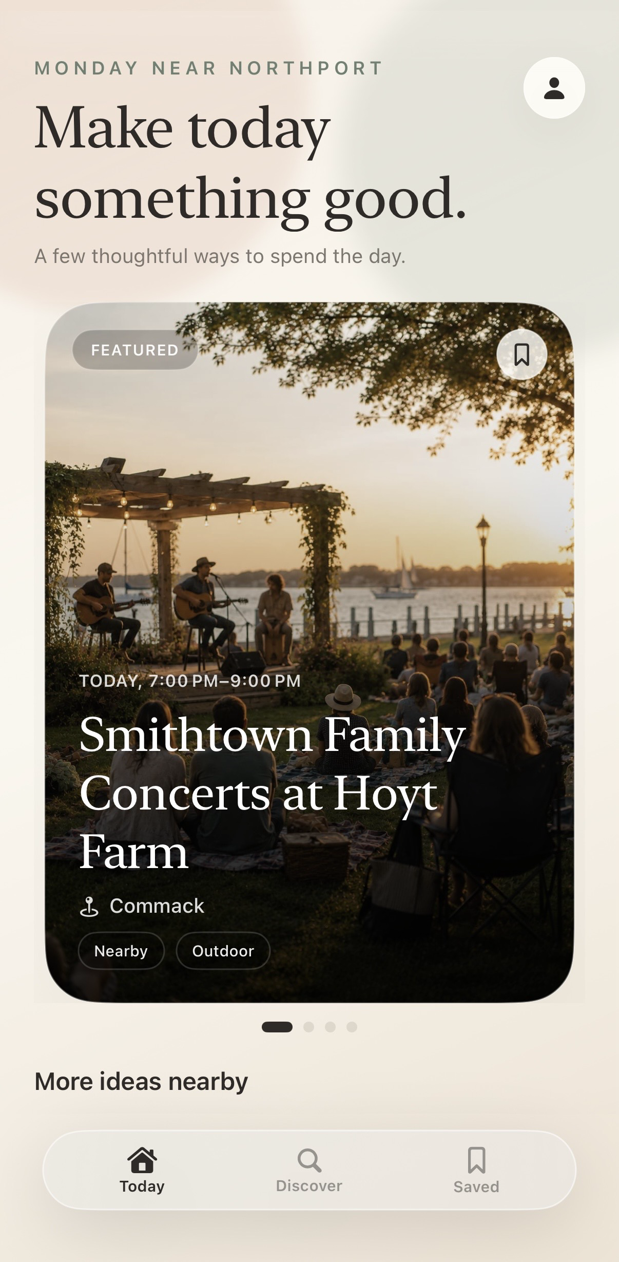 The Saturday Edit home screen preview